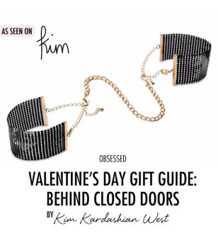 BIJOUX - DÉSIR MÉTALLIQUE MENOTTES EN MAILLE MÉTAL NOIR