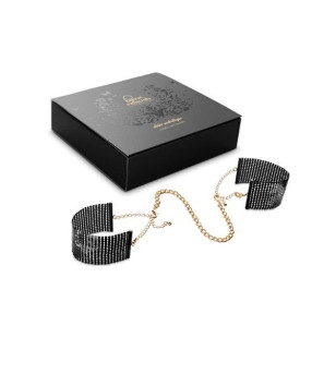 BIJOUX - DÉSIR MÉTALLIQUE MENOTTES EN MAILLE MÉTAL NOIR