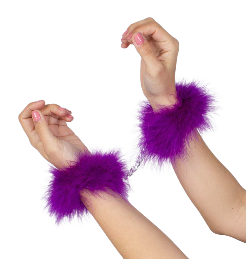 SECRETPLAY - MENOTTES MARABOU VIOLET