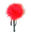 SECRETPLAY - DUSTER DE MARABOU ROUGE