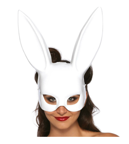 LEG AVENUE - MASQUERADE MASQUE DE LAPIN BLANC