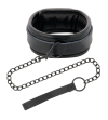 DARKNESS - COLLIER NOIR AVEC CHAÎNE