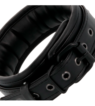 DARKNESS - COLLIER NOIR AVEC CHAÎNE