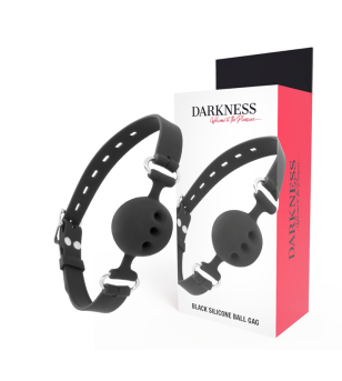DARKNESS - BTON EN SILICONE RESPIRANT NOIR
