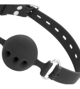 DARKNESS - BTON EN SILICONE RESPIRANT NOIR