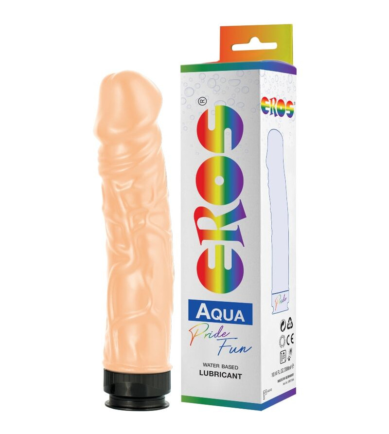 PRIDE - EROS AQUA LGBT PRIDE DILDO ET LUBRIFIANT À BASE D''EAU