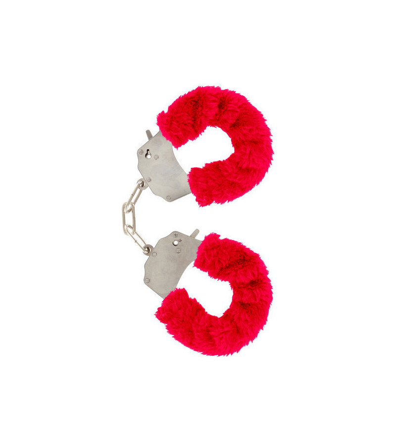 TOYJOY - MANCHETTES FURRY FUN BONDAGE ROUGE
