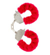 TOYJOY - MANCHETTES FURRY FUN BONDAGE ROUGE
