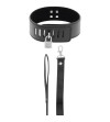 DARKNESS - COLLIER BDSM AVEC SERRURE NOIRE