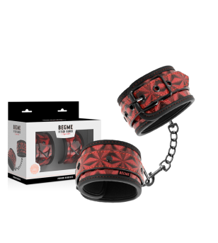 BEGME - MENOTTES PREMIUM ÉDITION ROUGE AVEC DOUBLURE EN NÉOPRÈNE