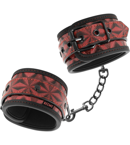 BEGME - CHEVILLES PREMIUM ÉDITION ROUGE AVEC DOUBLURE EN NÉOPRÈNE