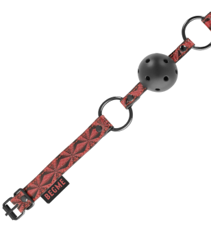 BEGME - MÂCHOIRE EN CUIR VÉGÉTALIEN ÉDITION ROUGE