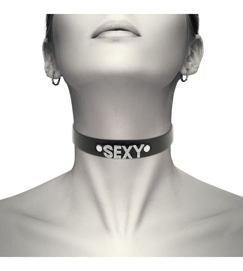 COQUETTE CHIC DESIRE - RAS DE COU SEXY EN CUIR VÉGAN