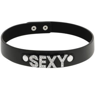 COQUETTE CHIC DESIRE - RAS DE COU SEXY EN CUIR VÉGAN