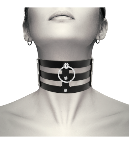 COQUETTE CHIC DESIRE - RAS DE COU EN CUIR VÉGAN STYLE FÉTICHE