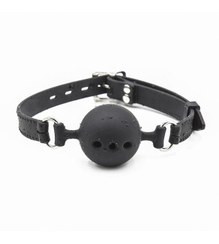 OHMAMA FETISH - BÂILLON À BOULE EN SILICONE RESPIRANT TAILLE L