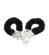 DIABLO PICANTE - MENOTTES DE PLAISIR EN FOURRURE NOIRE