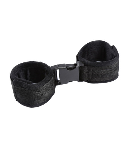 OHMAMA FETISH - FERMETURE  CROCHET ET BOUCLE RETENUES DE POIGNET EN NYLON