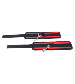 OHMAMA FETISH NYLON BIND CROCHET ET BOUCLE RETENUES DE POIGNET