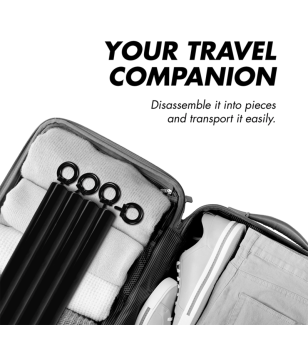 FETISH SUBMISSIVE BONDAGE - BARRE SÉPARATEUR RÉGLABLE 4 PIÈCES