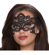 QUEEN LINGERIE - MASQUE LARGE DENTELLE NOIRE