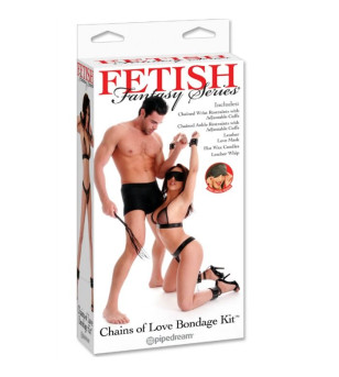 FETISH FANTASY SERIES - KIT DE BONDAGE CHAÎNES DAMOUR