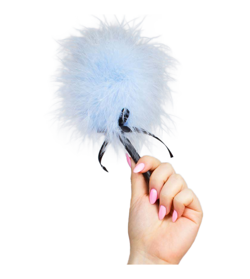 SECRETPLAY - DUSTER MARABOU BLEU CLAIR