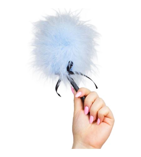 SECRETPLAY - DUSTER MARABOU BLEU CLAIR