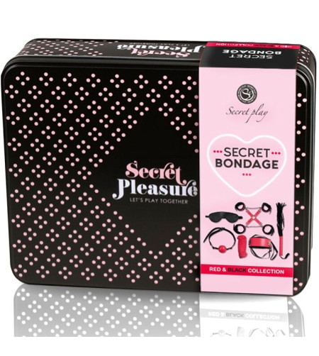 SECRETPLAY - BDSM SET 6 PCS ROUGE COLLECTION