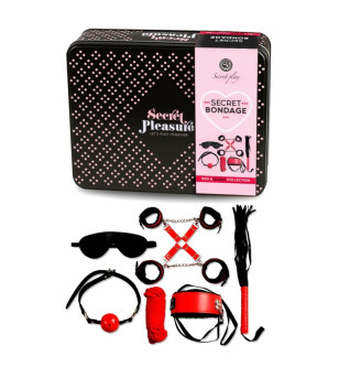 SECRETPLAY - BDSM SET 6 PCS ROUGE COLLECTION