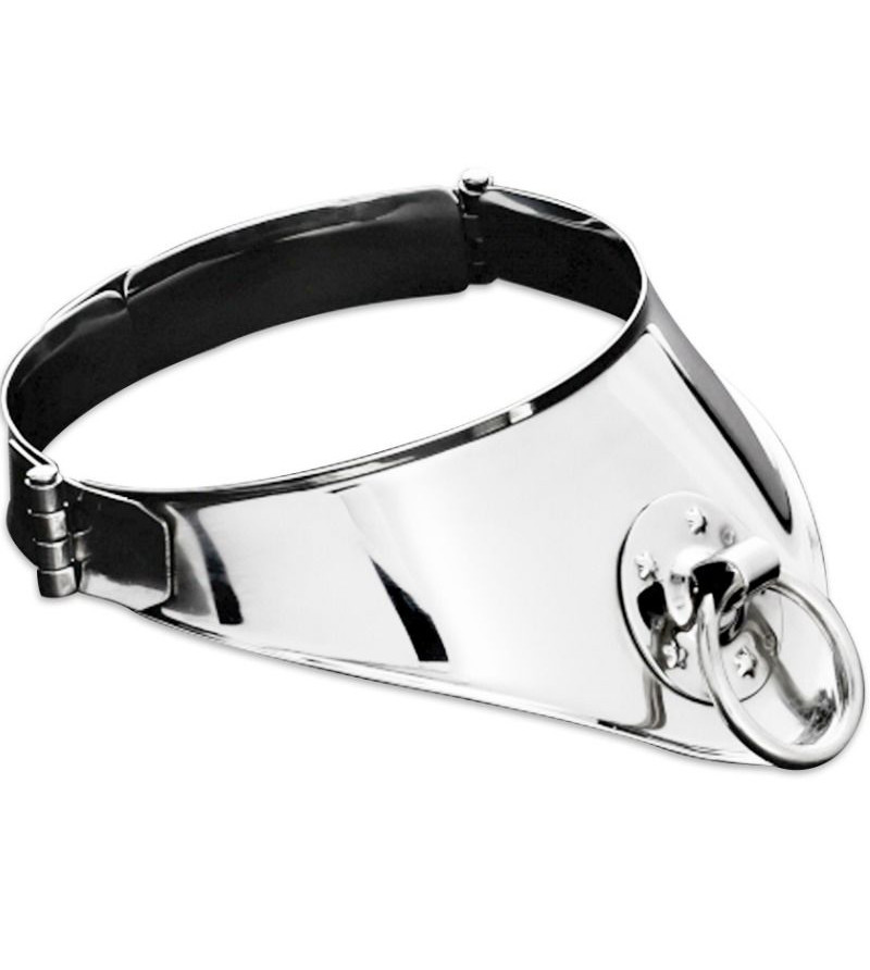 METAL HARD - COLLIER DE RETENUE AVEC ANNEAU ET CADENAS 12,5 CM