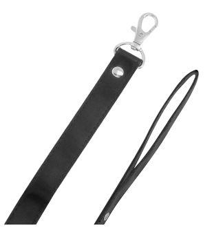 DARKNESS - COLLIER DE POSTURE AVEC CHAÎNE EN CUIR