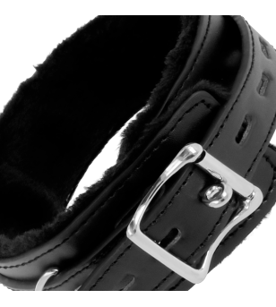 DARKNESS - COLLIER DE POSTURE CONFORTABLE AVEC CHAÎNE EN CUIR