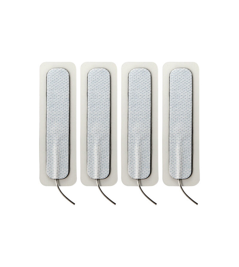ELECTRASTIM - 4 X TAMPONS AUTO-ADHÉSIFS LONGS 1.5 CM X 7.5 CM