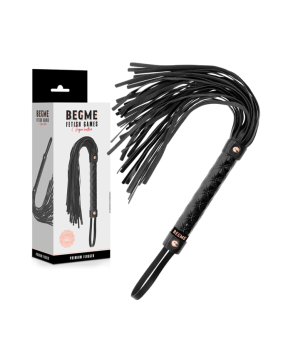 BEGME - BLACK EDITION FLOGGER EN CUIR VEGAN