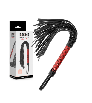 BEGME - FLOGGER EN CUIR VÉGAN ÉDITION ROUGE