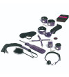 TEASE  PLEASE - SET 13 ACCESSOIRES DE BONDAGE LILAS