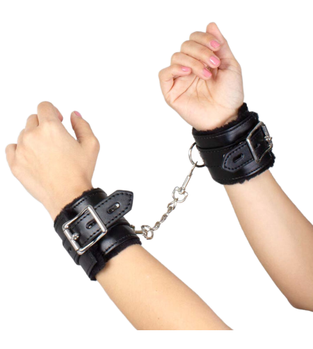 SECRETPLAY - MENOTTES DE BONDAGE NOIRES COLLECTION BDSM