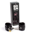 SECRETPLAY - MENOTTES DE BONDAGE NOIRES COLLECTION BDSM