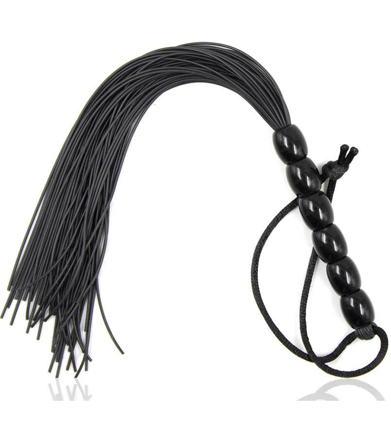 OHMAMA FETISH MANCHE EN SILICONE CÔTELÉ FLOGGER 22 CM