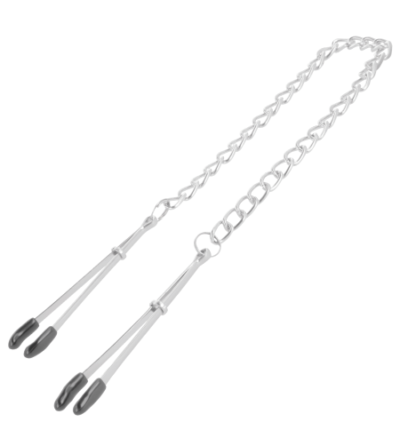 DARKNESS - PINCES À TÉTONS RÉGLABLES EN MÉTAL