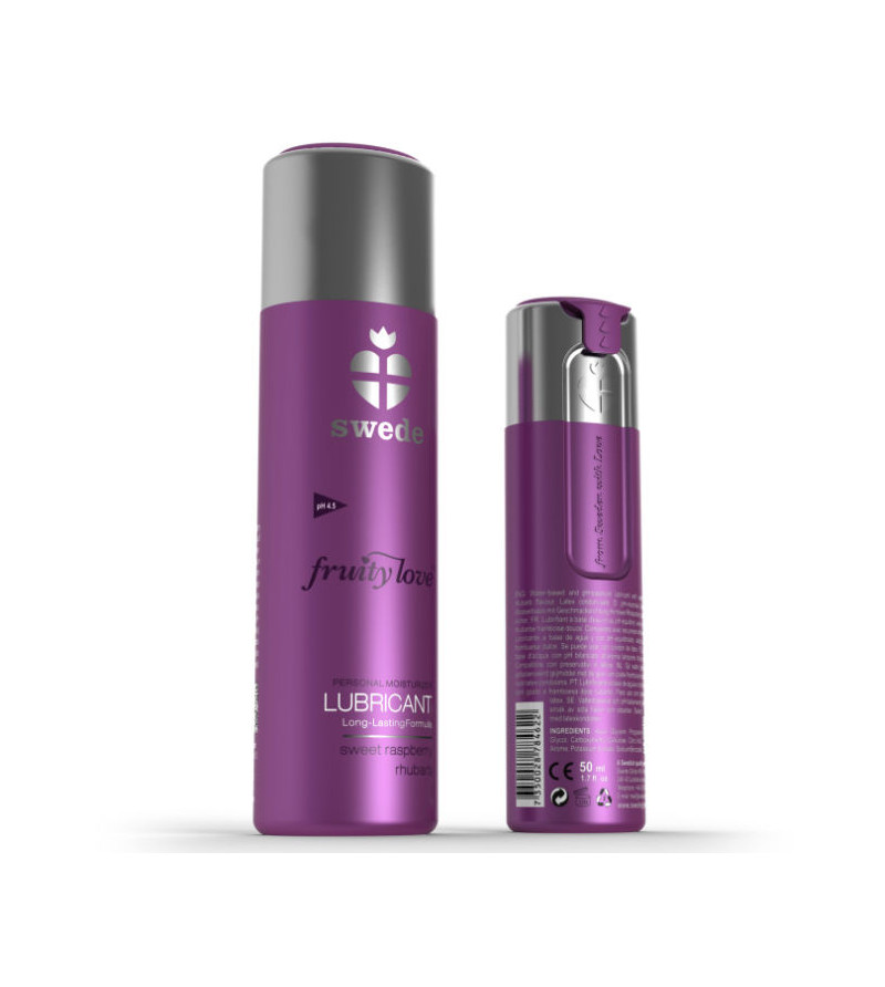 SWEDE - FRUITY LOVE LUBRIFIANT FRAMBOISE RHUBARBE 50 ML