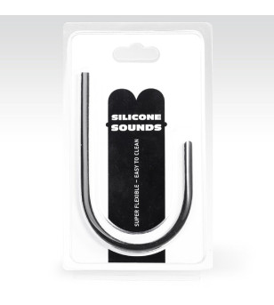 ALL BLACK - SONDE URÉTRALE SILICONE 6MM