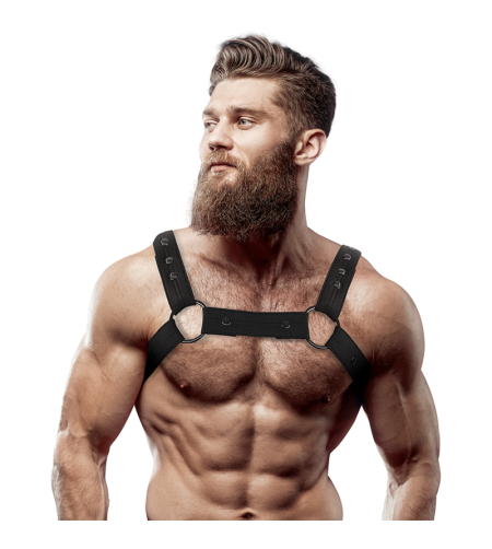 FETISH SUBMISSIVE ATTITUDE - HARNAIS DE SPORT RÉGLABLE EN NÉOPRÈNE POUR HOMMES