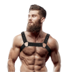 FETISH SUBMISSIVE ATTITUDE - HARNAIS DE SPORT RÉGLABLE EN NÉOPRÈNE POUR HOMMES