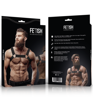 FETISH SUBMISSIVE ATTITUDE - HARNAIS DE SPORT AJUSTABLE EN NÉOPRÈNE POUR HOMMES