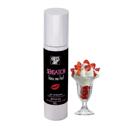 EROS-ART - SENSATTION LUBRIFIANT NATUREL FRAISES  LA CRÈME 50 ML