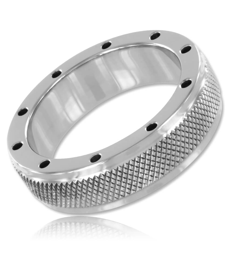 METAL HARD - ANNEAU POUR PÉNIS ET TESTICULES 50MM