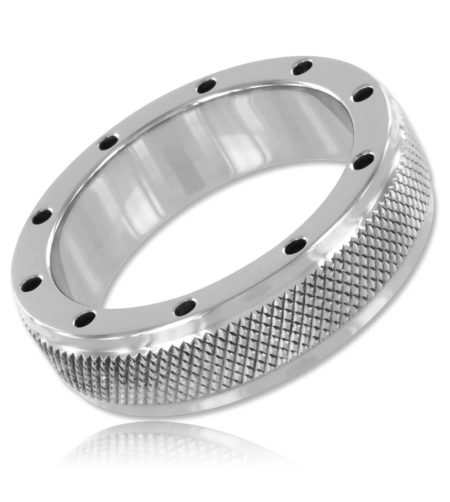 METAL HARD - ANNEAU POUR PÉNIS ET TESTICULES 50MM
