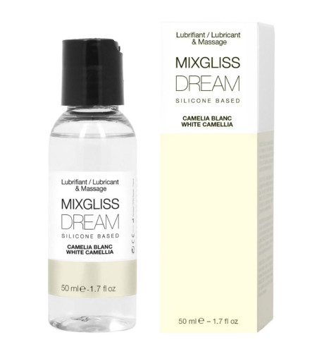 MIXGLISS - LUBRIFIANT SILICONE CAMELIA BLANC DREAM 50 ML